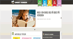 Desktop Screenshot of ordetfanger.dk